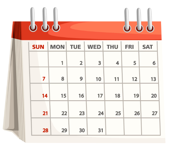 MONDAY, FEB 16 - Click IMAGE for CALENDAR