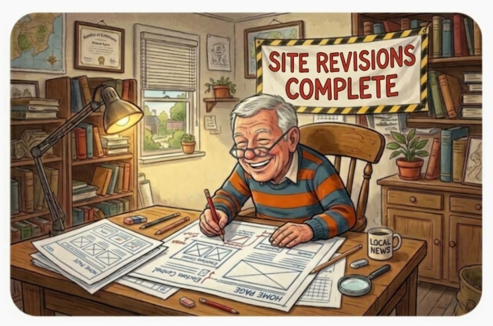 Site revisions complete