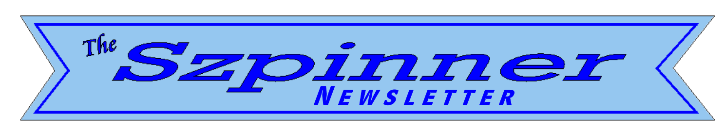The Szpinner Newsletter
